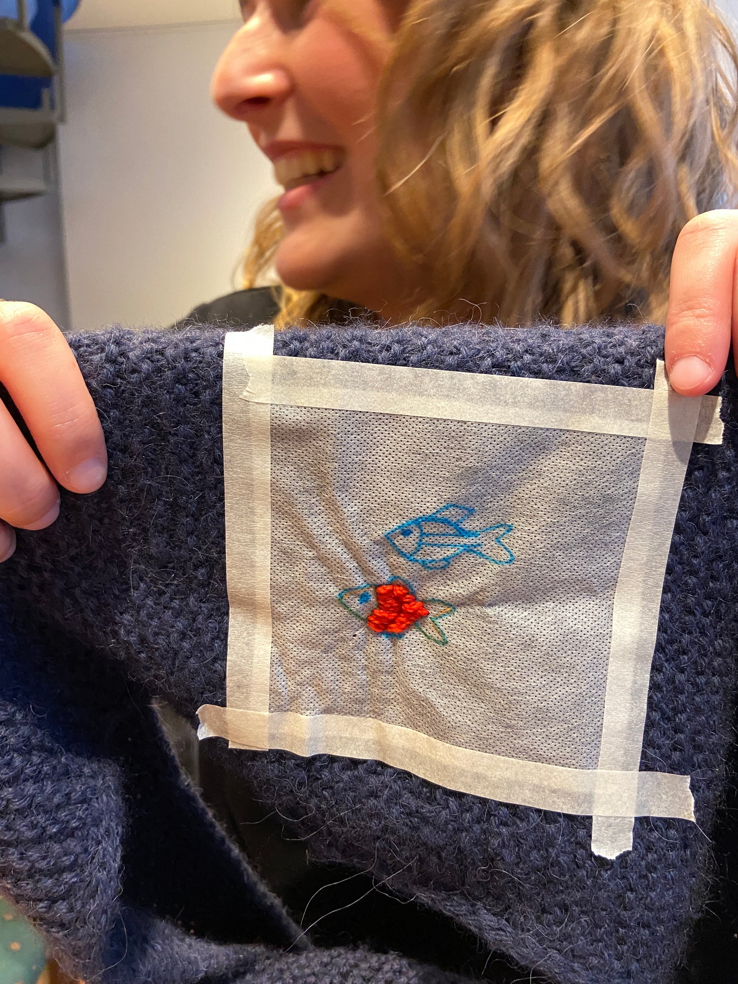 Workshop: Broderi på strik (august)